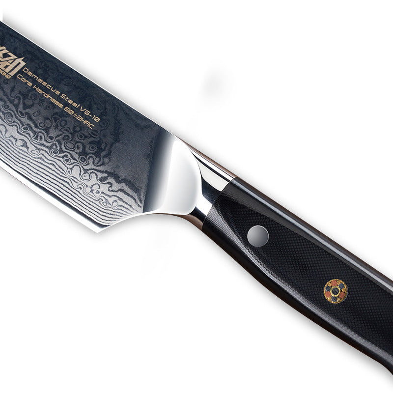 G10 Handle Damascus Slicing Knife